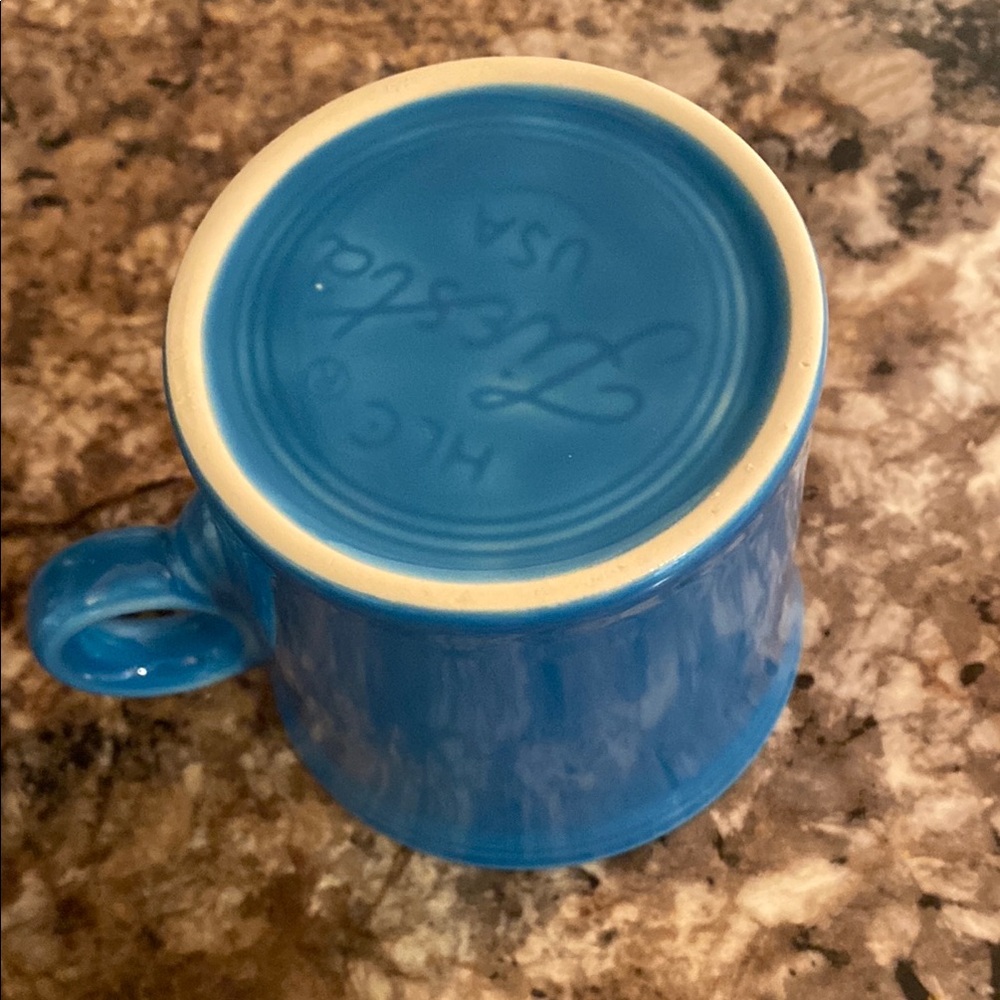 Fiesta Blue Ceramic Mug